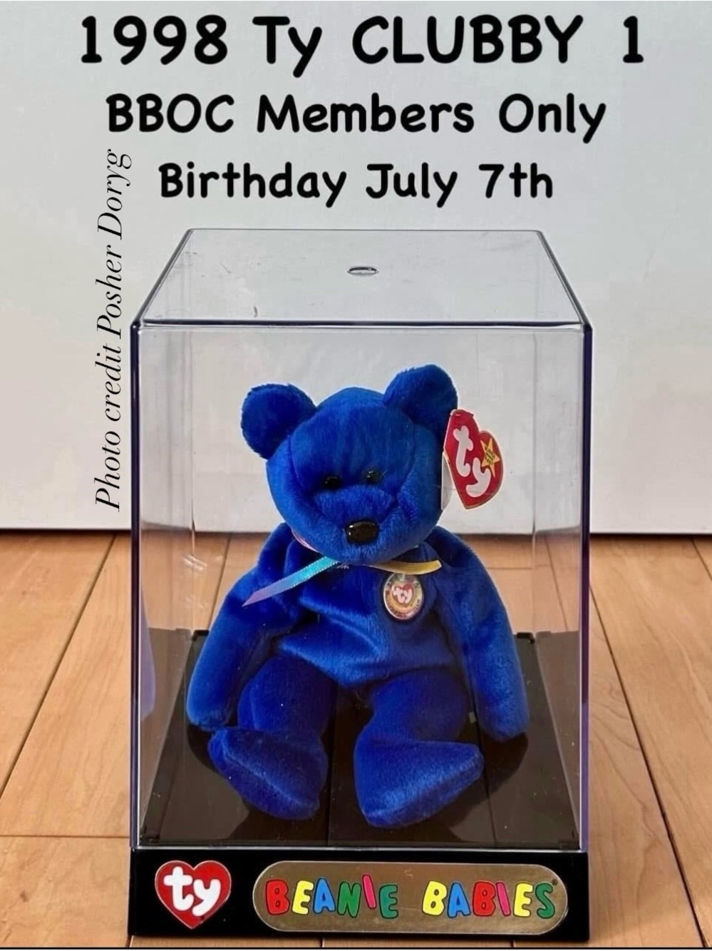 Vintage 1998 Ty Clubby I Beanie Baby Bear